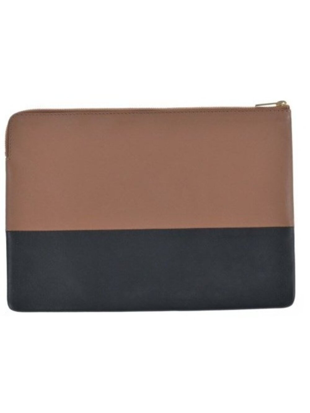 Celine Clutch Leather Black Brown - Picture 2 of 8